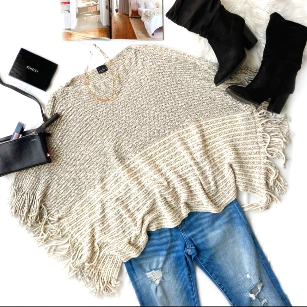 Item #23 Ada Casey Adorned Shawl M-XL